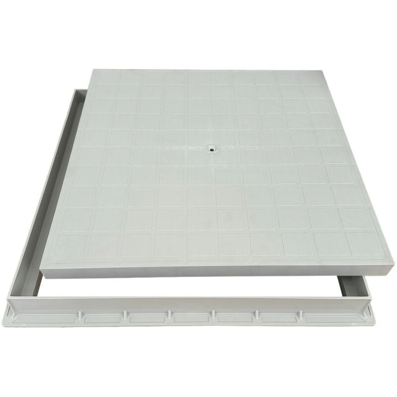 Telaio con chiusino super in pp - con foro (con bullone) : Dimensione - cm 55x55