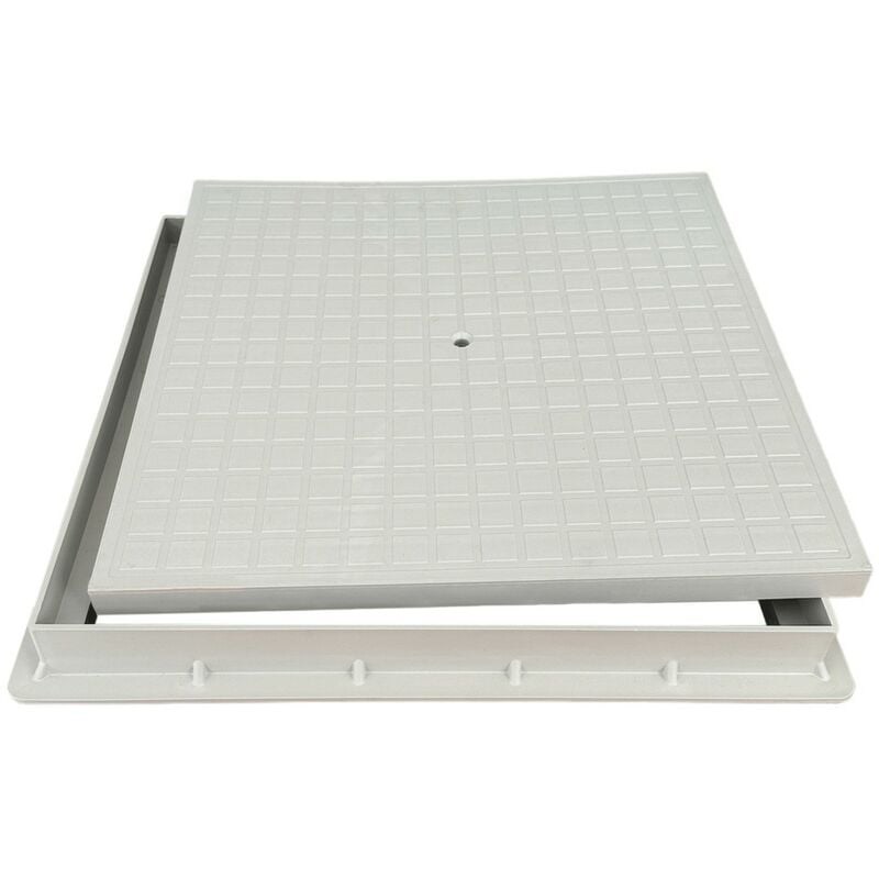 Telaio con chiusino super in pp - con foro (con bullone) : Dimensione - cm 45x45