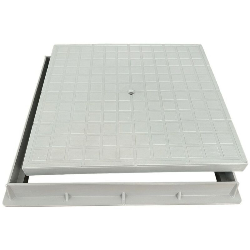 Telaio con chiusino super in pp - con foro (con bullone) : Dimensione - cm 40x40