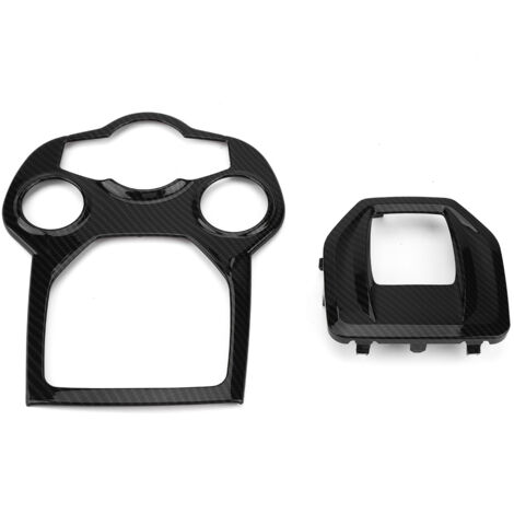 Telaio del pannello di controllo centrale, sostituzione del cambio della console centrale colorfast in ABS da 2 pezzi per accessori interni Alfa Romeo Giulia Stelvio