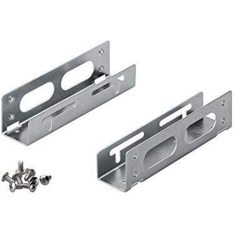 Telaio di montaggio per unità disco rigido da 3,5 pollici a 5,25 pollici - 1 piega, per l'installazione di un disco rigido HDD/SSD.