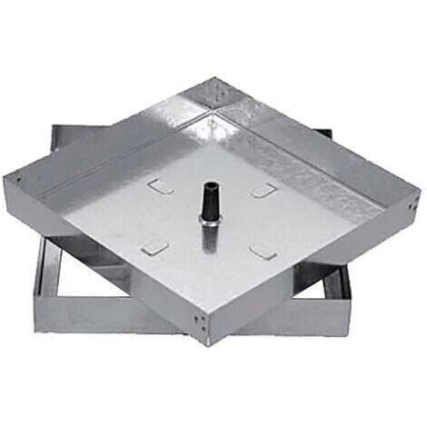 BIGMAT Telaio e sigillo leggero piastrelle portapavimento zincato 23x23 coperchio