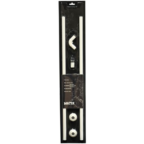 Telaio per tende doccia a 'l' cm 80x80