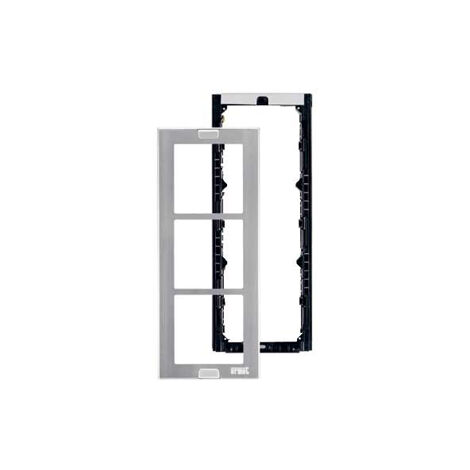 Telaio Porta moduli con cornice per 3 moduli