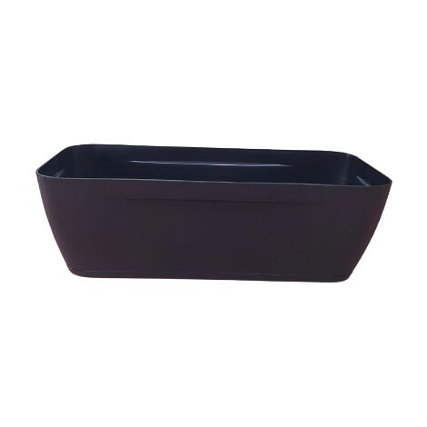 TELCOM Set Balconetta Striato con Sottovaso Inc "Equa" Smoke 50