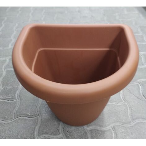 Telcom Vaso a parete Ulisse 45cm Terracotta