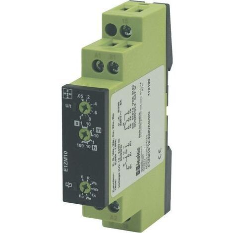 tele 110200 E1ZM10 24-240VAC/DC Relais temporisé multifonction 1 pc(s) 1 inverseur (RT)