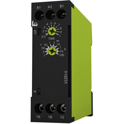 tele 125120 V2ZR10 24-240V AC/DC Zeitrelais Monofunktional  1 St. Zeitbereich: 0.05 s - 100 h 1 Wech