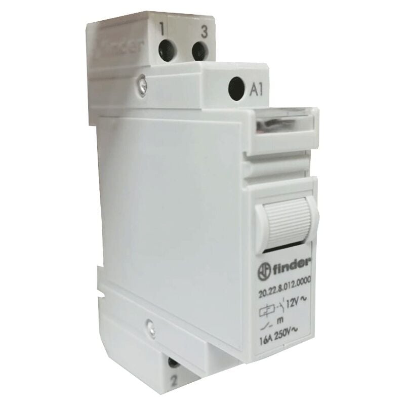 Finder - bipolaire prise din relais d'impulsion 12V 20.22.8.012