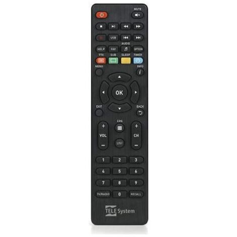TELE System 58035004 télécommande IR Wireless Tuner TV Appuyez sur les boutons