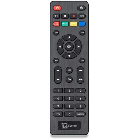 TELE System 58035006 telecomando IR senza fili Sintonizzatore TV de Pulsanti TV