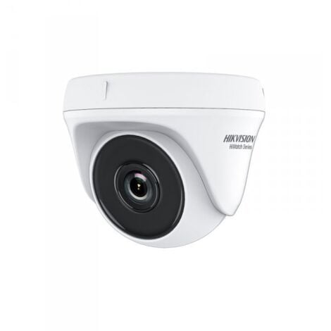 Telecamera Analogica Turret Dome 720P 1MP Ottica Fissa 3.6mm IP20 OSD EXIR Smart IR TVI AHD CVI CVBS Carcassa Plastica HiWatch HWT-T110-P