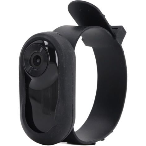 Telecamera da collare per cani/gatti, senza Wi-Fi, registrazione video, utilizzo wireless in interni ed esterni, (nera)