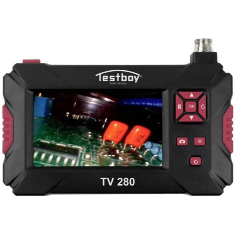 Telecamera di ispezione con batteria TV 280, schermo da 4,3 pollici, cavo da 6 mm, lunghezza 2 m