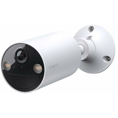 Telecamera di Sicurezza IP Esterno TP-Link Tapo C410 con Risoluzione 4K (2304 x 1296) in Forma a Bala per Uso su Pareti e Soffitti