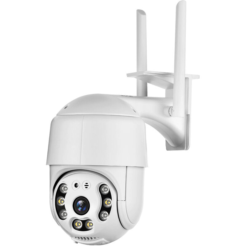 2 Telecamere Finte Con LED Lampeggiante - Antifurto Per Interni Ed Esterni