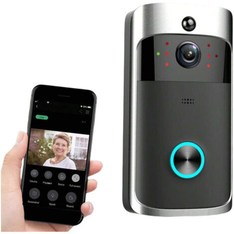 Telecamera di sicurezza WiFi HD con visione notturna, video in tempo reale, comunicazione bidirezionale, sorveglianza intelligente e archiviazione cloud – compatibile con iOS e Android