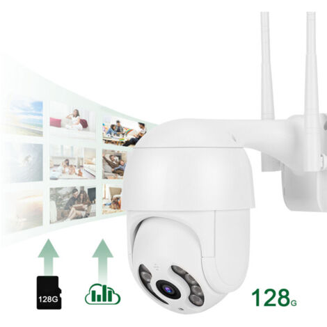 Telecamera dome PTZ impermeabile Eosnow Mini da 2 pollici, 1080P, WiFi, 8 luci, videosorveglianza di sicurezza, compatibile con Icsee
