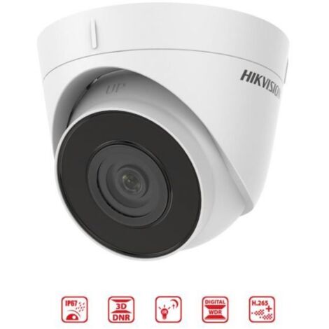 Telecamera Dome Turret IP 2MP 2,8mm Audio Microfono IP67 IR30 Rilevazione movimento 2.0 Hikvision