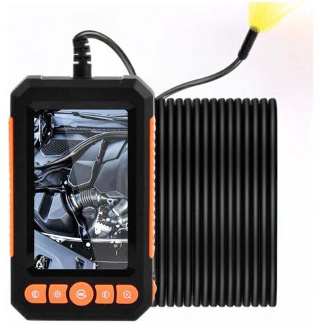 Telecamera endoscopica, telecamera per ispezione di condotte, telecamera a serpente con luce, 1080P HD, impermeabile IP67, telecamera per fognature montata su veicoli, adatta all'industria.