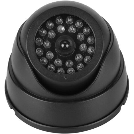 Telecamera finta, telecamera finta antipolvere, impermeabile con 30 LED IR LED rossi lampeggianti, resistente per esterni e domestici