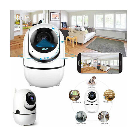 TELECAMERA IP CAM CAMERA HD 720P WIRELESS LED IR TF MOTORIZZATA WIFI RETE V380