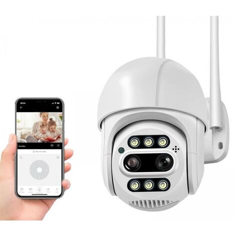 TELECAMERA IP CAM WIFI CAMERA DOME WIRELESS ESTERNO SD 4MP micro SD. ART-34216