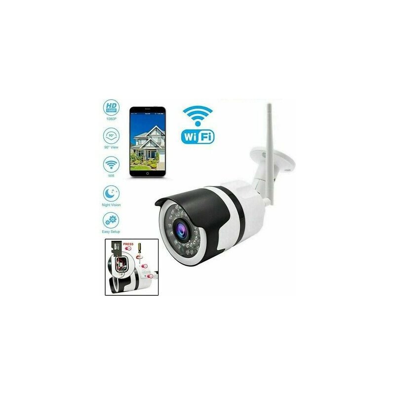 Telecamera ip camera hd wireless led irinfrarossi ipcam tf 36 led esterno