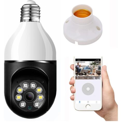 Telecamera IP Lampadina Da Interno Camera WiFi E27 Videosorveglianza JT9296