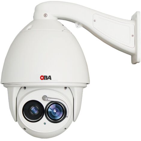 Telecamera IP OBA-IPW8 con funzione Autotracking PTZ e tecnologia Laser per una sorveglianza avanzata e precisa.