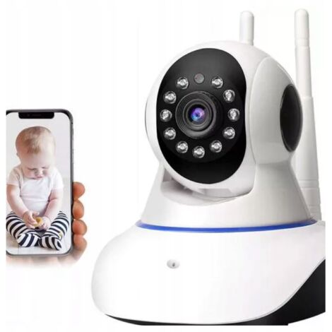 Telecamera IP per interni con telecamera panoramica e inclinabile Wi-Fi wireless