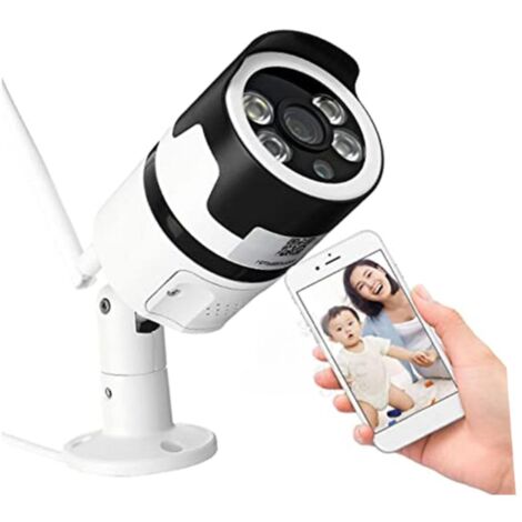 Telecamera IP Videosorveglianza Wi-Fi Camera Sorveglianza Wireless 5Led 3.6mm