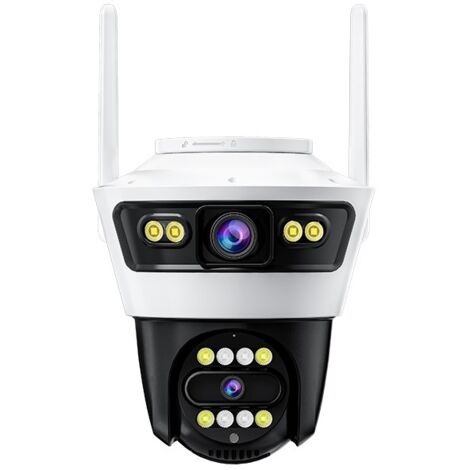 Telecamera IP WiFi 10W SMART con doppio obiettivo 3.6mm INFRAROSSI IP66 - JORTAN 4