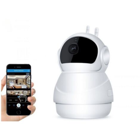 Telecamera IP WiFi Camera Videosorveglianza 2 Antenne Sicurezza Jortan