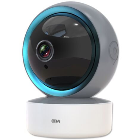 "Telecamera IP wireless OBA-TY20 2MP con auto tracking, infrarossi HD IR Cut, audio e compatibilità con Alexa, Google e Tuya"