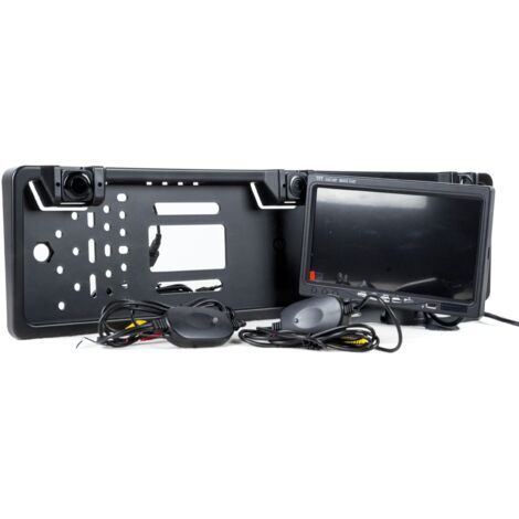 Telecamera per la retromarcia con sensori di parcheggio e display da 7"