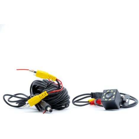 Telecamera per retromarcia auto a 170° con linee guida - Impermeabile IP67