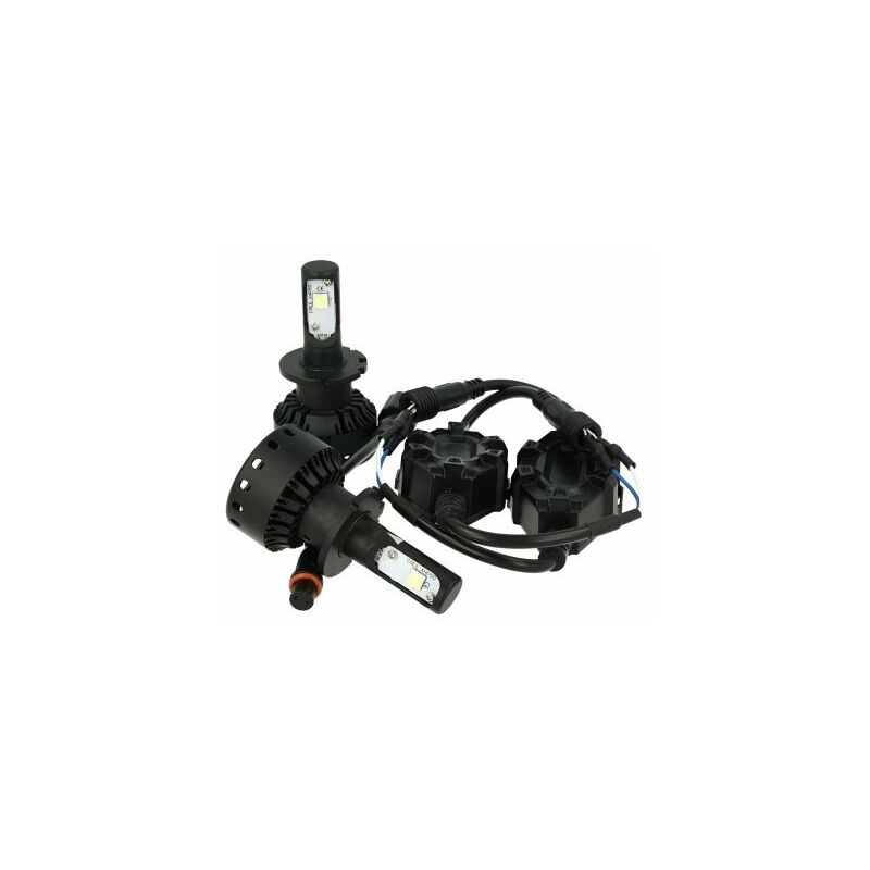 Image of Carall - Kit Full Led Canbus Lampada D2S D2R 40W 12V 24V Con Cree XHP50 Dissipatore Ventola