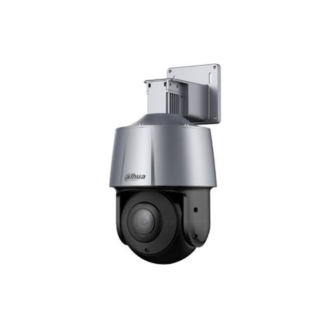 Telecamera PTZ IP 4MP, zoom 5x, ottica 2.7-13.5mm, IR 30mt, Starlight, audio bidirezionale, deterrenza attiva (audio/led bianco), SMD Plus, Perimeter Protection, MicroSD, IP66, PoE