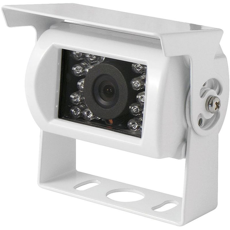 Image of Housecurity - telecamera retromarcia auto colori retrocamera 18 led visione notte camion bianca