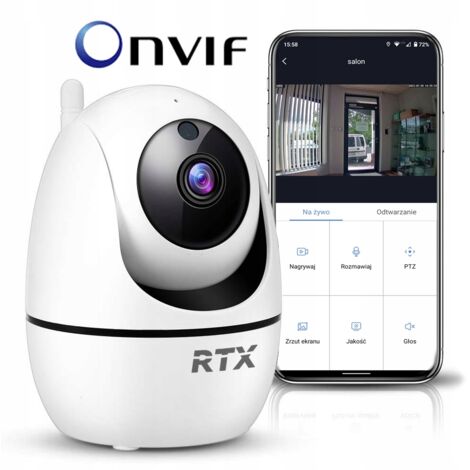 Telecamera RTX P2P AUDIO WiFi IR TRACKING SD ONVIF