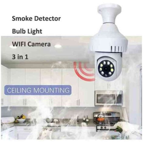 Telecamera Sorveglianza Ip Tc-4019-Smoke Rilevatore Fumo
