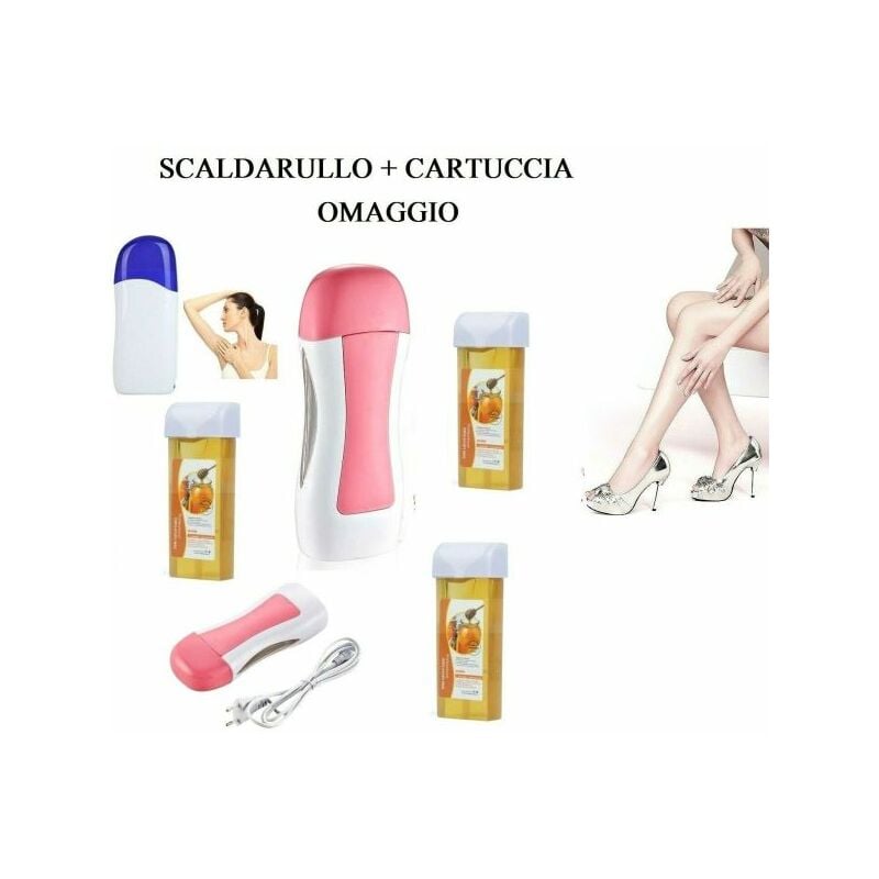 Topolenashop - Scaldarullo Scaldacera 40 watt manipolo per cera + cartuccia in omaggio m