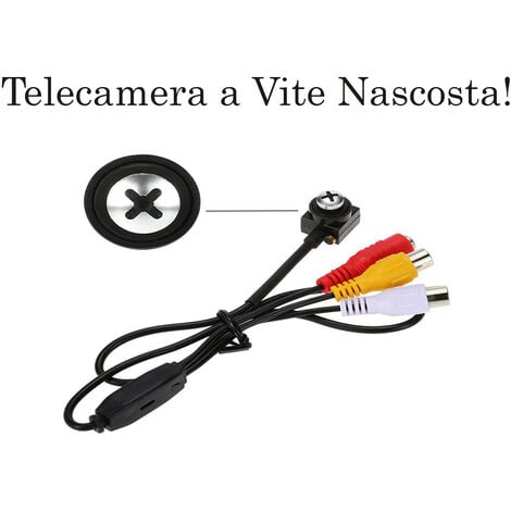 Telecamera Vite Micro 202D Sicurezza Videosorveglianza Microfono AHD