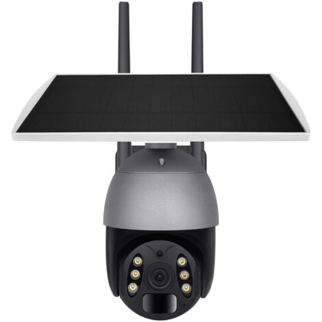 Telecamera WiFi impermeabile di sicurezza intelligente, telecomando APP, ricarica solare, monitoraggio esterno pixel da 2 MP