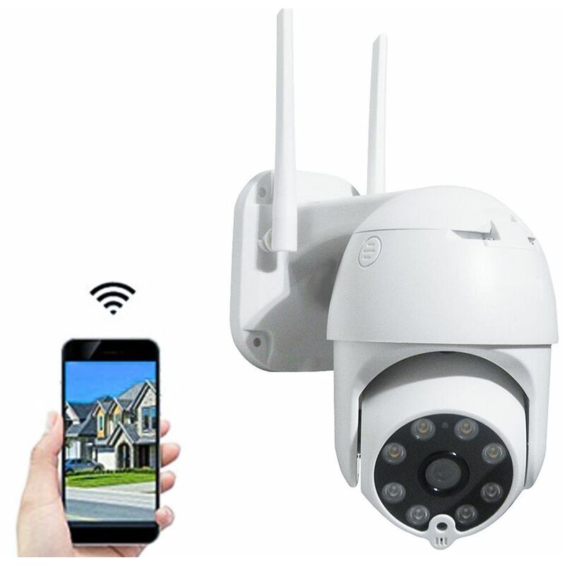 Telecamera Wifi Ip Motorizzata 1080P Camera Ptz 2Mp Visione Notturna Sd ...