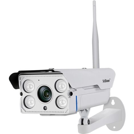 "Telecamera WiFi SH027: IP camera wireless, 3.0 Megapixel HD, IR Cut, ONVIF, P2P, supporto SD e audio in/out"
