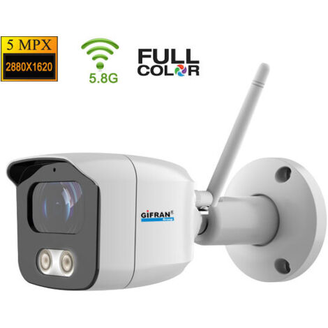 Telecamera wireless 5MPX full color con video analisi