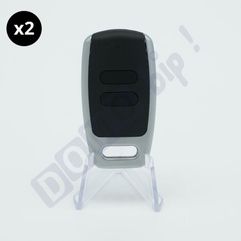 TELECO - Lot de 2 Télécommandes 2 canaux TVMIO868A02 – 868 MHz – Rolling Code – Compatible MIO/TVMIO – Remplace TXP et TVTXP - Programmation par Duplication