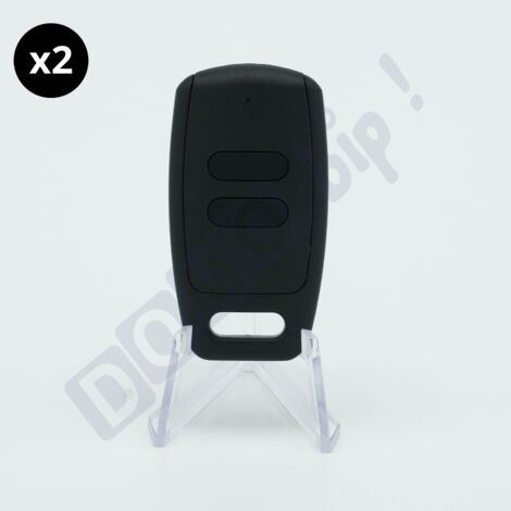TELECO - Lot de 2 Télécommandes 2 canaux TVMIO868P02 – 868 MHz – Rolling Code – Compatible MIO/TVMIO – Remplace TXP et TVTXP - Programmation par Duplication